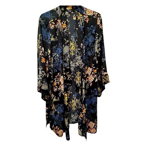 ✨ Tahari floral duster size L/XL - Picture 1 of 10